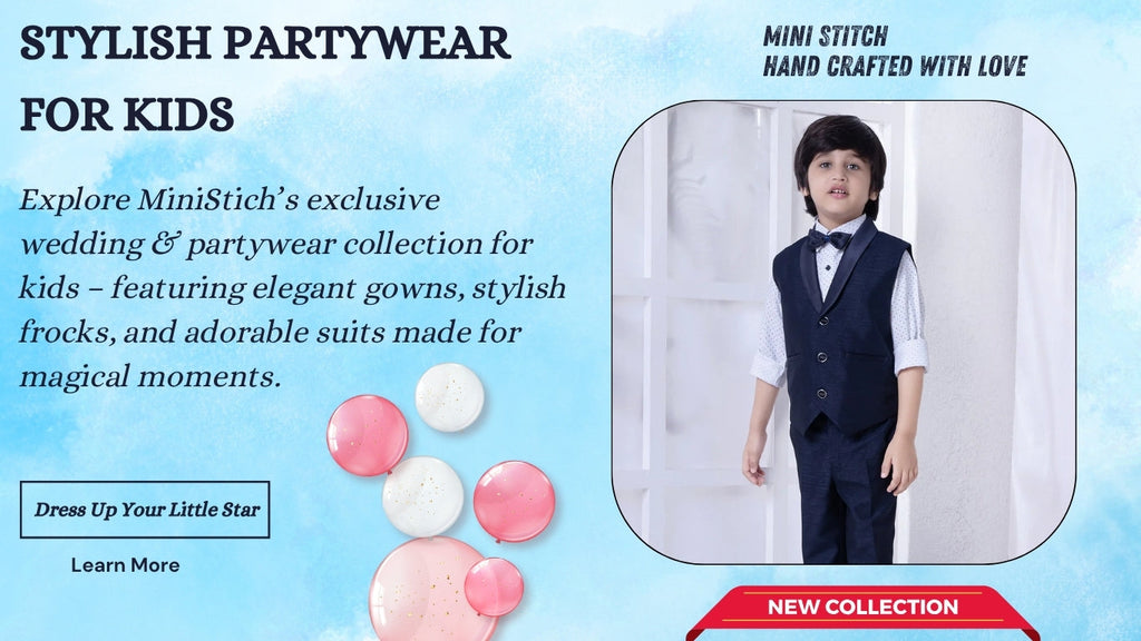 MiniStich’s Wedding & Partywear Collection for Kids