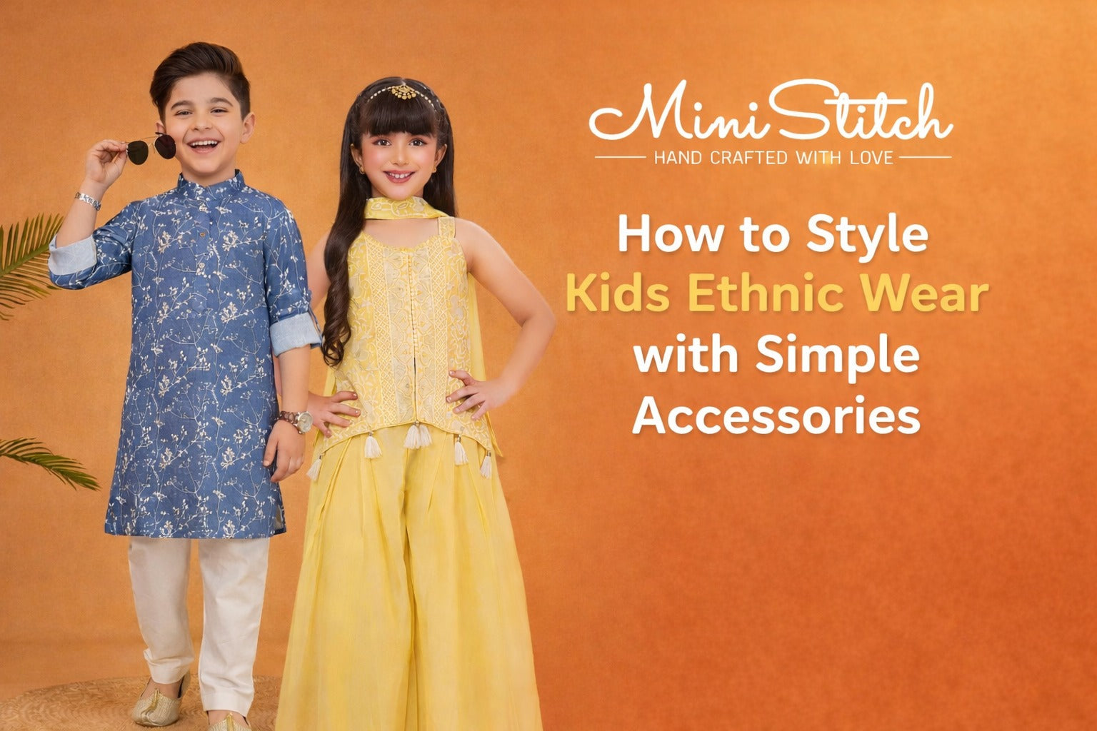 How to Style Kids Ethnic Wear with Simple Accessories