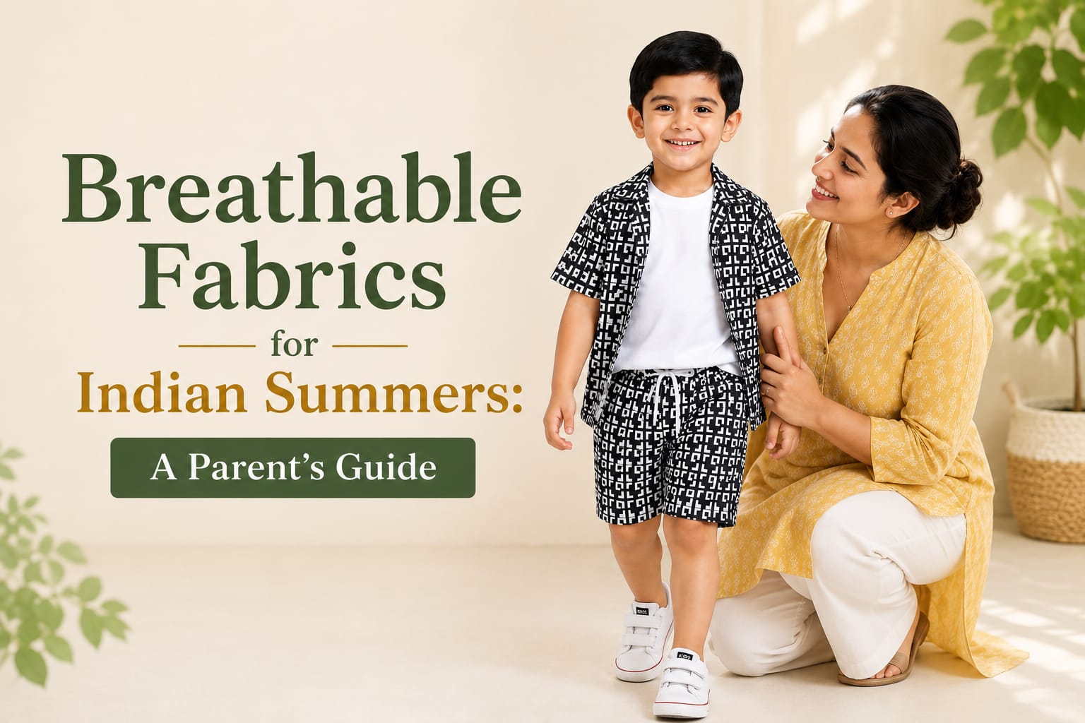 Breathable Fabrics for Indian Summers: A Parent's Guide