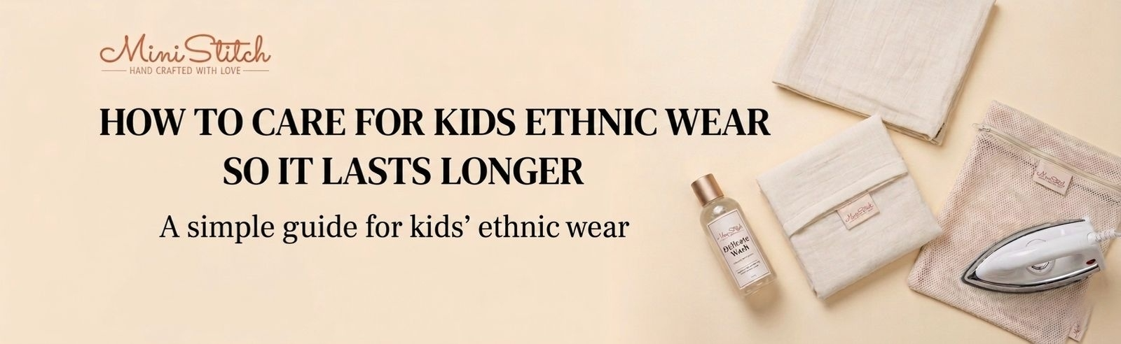 How to Care for Kids Ethnic Wear So It Lasts Longer
