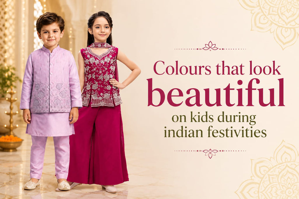 Colours That Look Beautiful on Kids During Indian Festivities