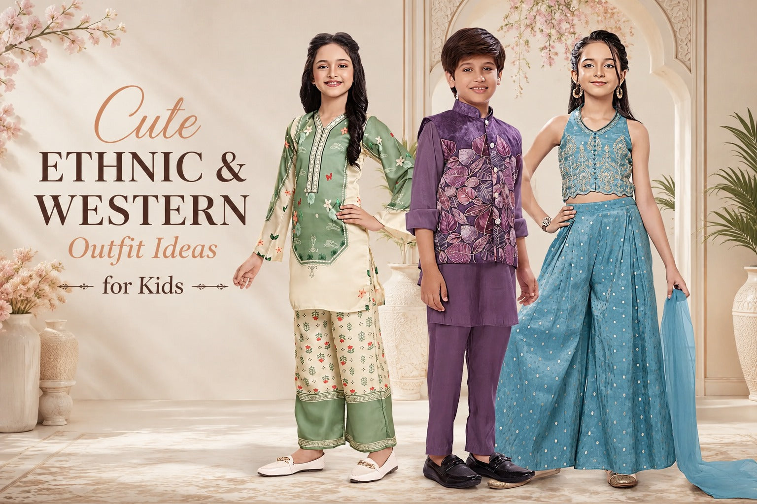 Cute Ethnic & Western Outfit Ideas for Kids