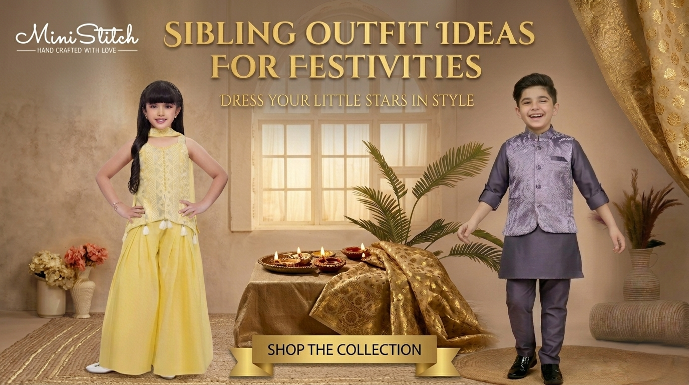 Sibling Outfit Ideas for Weddings and Festivals