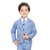 Ministitch Boys 3 pc Sky Blue blazer and pant set for kids