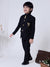 Ministitch Boys Jodhpuri style Black bandhgala coat with pant for kids
