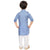 Ministitch Boys Ethnic Wear Blue Pathani Kurta Set for Kids
