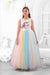 Ministitch Girls unicorn Sequin and tulle designer gown for girls