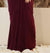 Mini Stitch Stunning Ready-to-Wear Saree with Velvet and Sequin Embroidered Blouse for Girls - Maroon