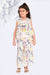 Ministitch printed top and pallazo set for baby girls - Multicolour