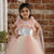 Ministitch Open sleeves Sequin & Flower Applique body party ball gown for Baby Girls -Cream