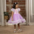 Ministitch frilled cap sleeves and sequin body party dress for baby girls - ministitch-Purple
