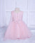 Ministitch Baby Pink frock With Sparkling Tulle Frill for Baby Girls