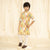 Ministitch full sleeves printed kurta and pyjama set for boys - Yellow, Brown, Seagreen
