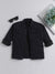 Ministitch boys Full sleeves Black Solid Denim jacket