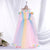 Ministitch Multicolour off shoulder princess gown for baby girls