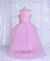 Ministitch sparkling Baby Pink Gown for Girls