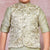 Ministitch Self designed kurta pyjama and jacket set for boys -Green